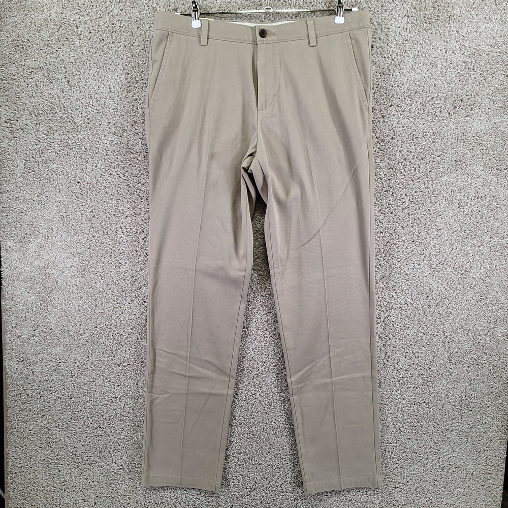Dockers Pants Mens 36x34 Khaki Easy Khaki Slim Fit Chino Workwear‎